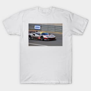 Ferrari 488 GTE EVO no54 24 Hours of Le Mans 2023 T-Shirt